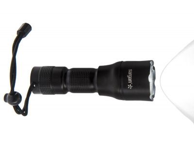 Фонарь подводный "СОКОЛ" 200 люмен, алюминиевый корпус, батареи 3*ААА SARGAN