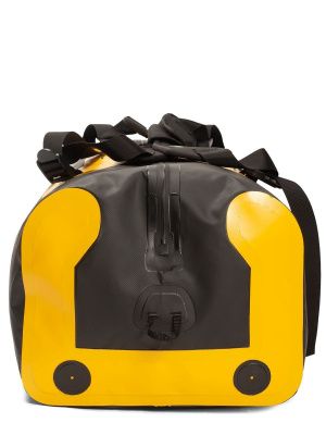 Гермо-Сумка-Рюкзак САРГАН "ПРОГРЕССОР 110.0" Герметичная молния 100%, вкладыш, черный-желтый, 110л