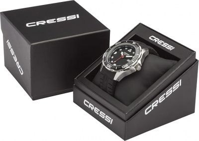 Часы Cressi MANTA WATCH 100m с браслетом из нерж.стали, серебристый