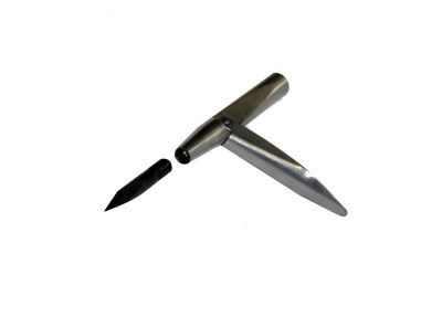 Наконечник Жерех трехгранный 1л, скруч. Головой SARGAN