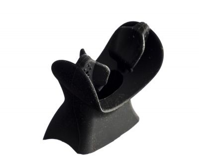 Загубник для трубки "БЕТТА" черный силикон SARGAN