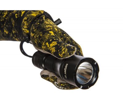 Фонарь подводный "СОКОЛ" 200 люмен, алюминиевый корпус, батареи 3*ААА SARGAN