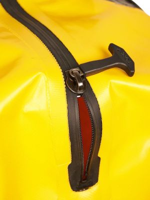 Гермо-Сумка-Рюкзак САРГАН "ПРОГРЕССОР 80.0" Герметичная молния 100%, вкладыш, желтый-черный, 80л