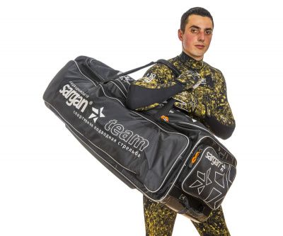 Сумка на 3-х колесах АНГАРА 35*40*105 140 л для подводного охотника SARGAN