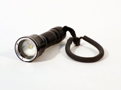 Фонарь подводный "ГРИФ" 600 люмен (широкоугольный), алюминиевый корпус, аккумуляторный  SARGAN