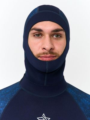 Шлем неопреновый SARGAN Sport  1020/BL, короткий, 2мм, синий