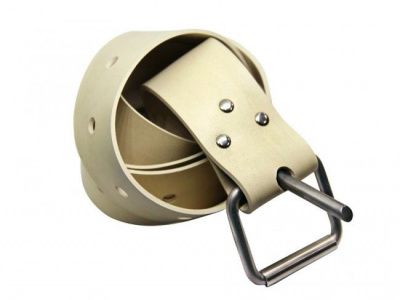 Грузовой пояс КОБРА FreeDive, резиновый бежевый, Марсельский, 4.5мм 150 см SARGAN