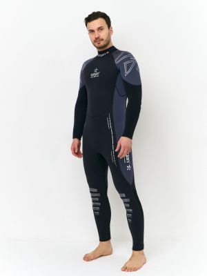 Гидрокостюм "NERO 2.0" Long men 3 mm черный/серый