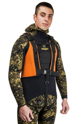 Жилет разгрузочный "БРОНИК" оранжевый SARGAN