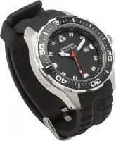 Часы Cressi MANTA WATCH 100m BLACK BLACK SILVER CASE