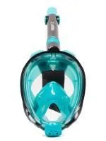 Маска полнолицевая САРГАН "ГАЛАКТИКА ПРЕМИУМ" цвет черный / бирюзовый / бирюзовый