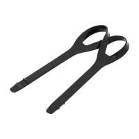 Ремешок ТИП 2 для масок, универсальный тип 2.0,без перемычки, черный силикон SARGAN