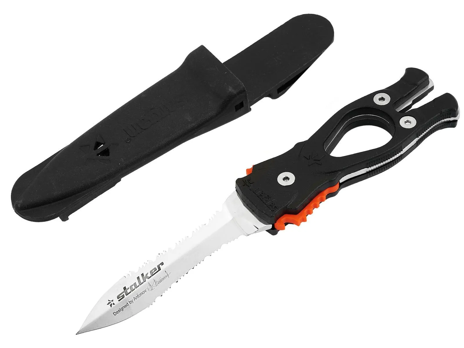 Нож "СТАЛКЕР-СТРОПОРЕЗ ZR1" - зеркальная полировка SARGAN