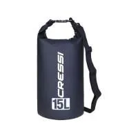 Гермомешок CRESSI с лямкой DRY BAG  черный 15 литров, Cressi