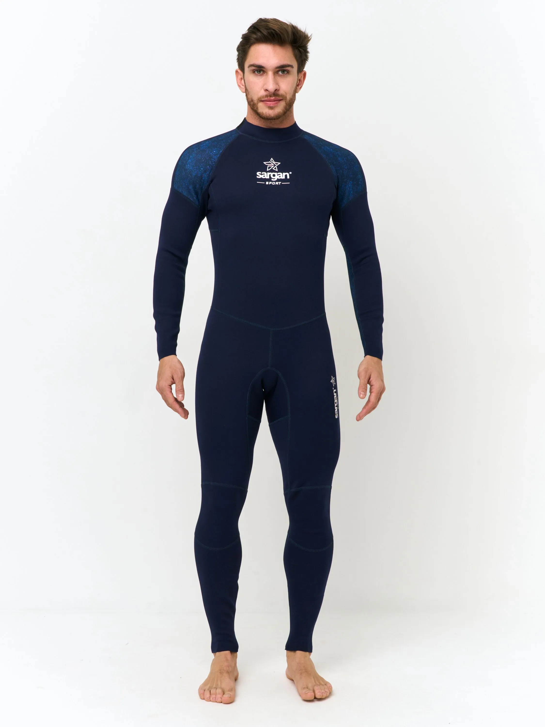 Гидрокостюм SARGAN Sport  1001/BL, мужской, длинный, неопр.2мм, синий