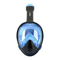 Маска полнолицевая САРГАН "ПЛАНЕТА" цвет черный / голубой Sargan