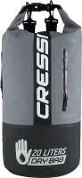 Герморюкзак CRESSI с карманом на молнии Premium BACK PACK, черный/серый, 20 литров, Cressi