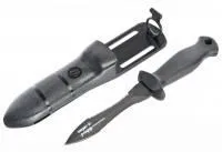 Нож "ТУРГОЯК" стропорез тефлоновое покрытие черная ручка SARGAN