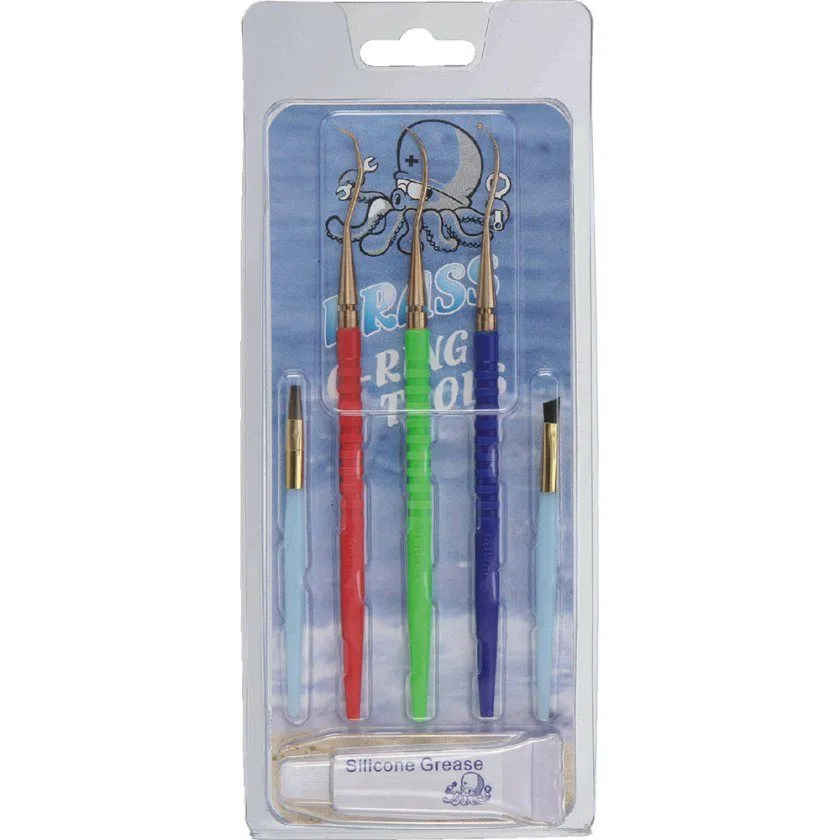 Набор инструментов для O-ring и кисточек для силиконовой смазки для обслуживания регуляторов ProBlue