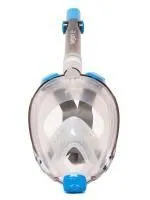 Маска полнолицевая САРГАН "ГАЛАКТИКА ПРЕМИУМ" цвет прозрачный / синий / прозрачный