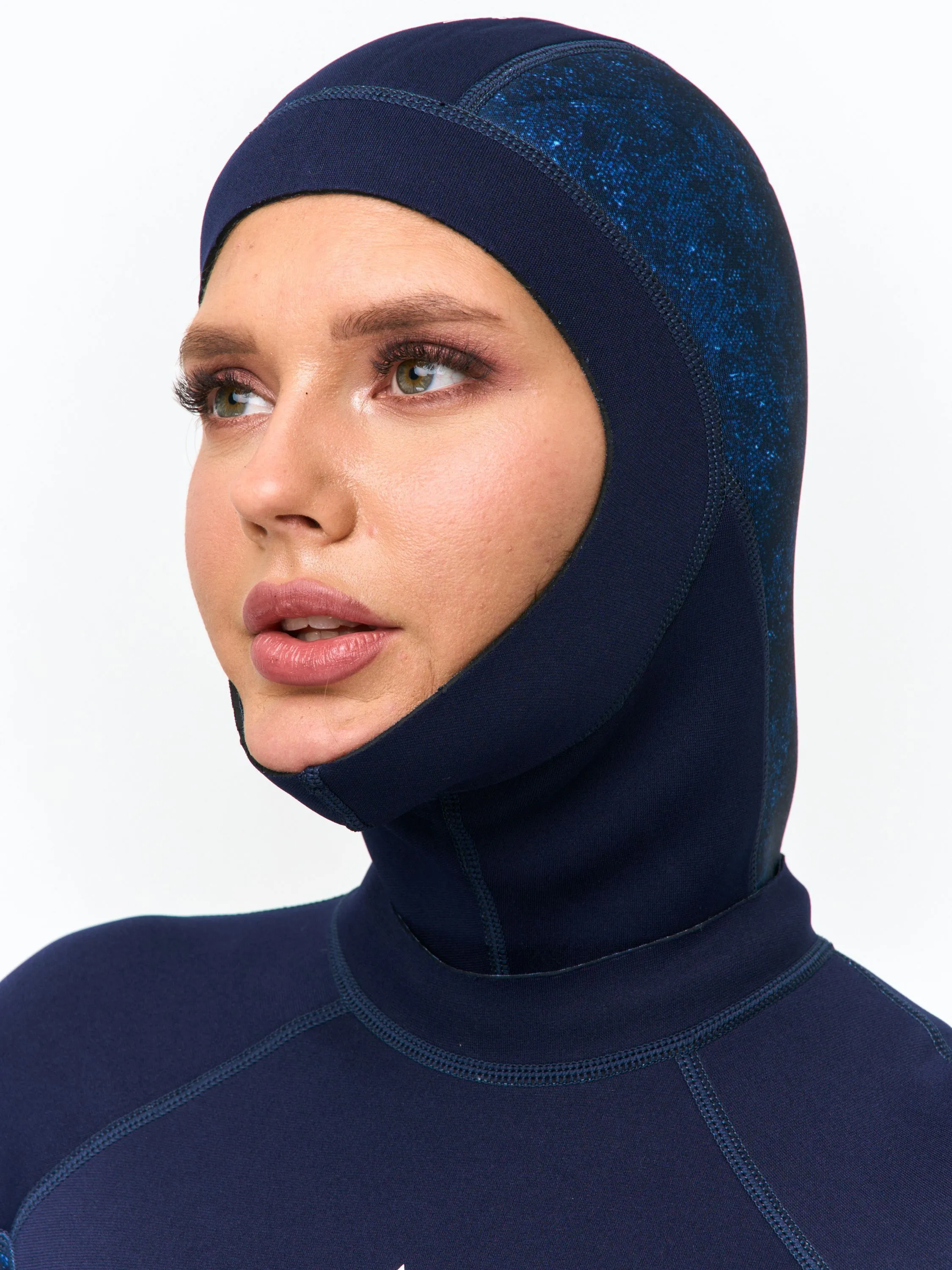 Шлем неопреновый SARGAN Sport  1020/BL, короткий, 2мм, синий