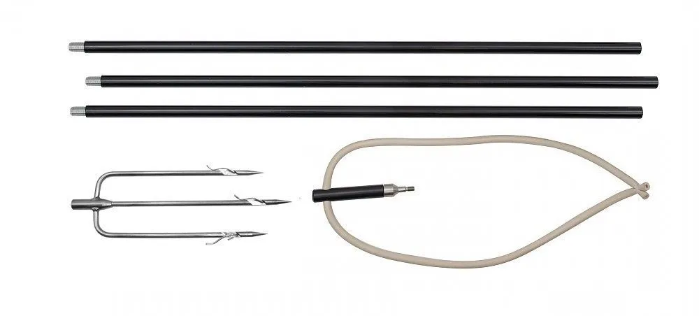 Слинг ГАРПУН ЛАЙТ ПЛЮС 190см/14мм разборный, 3 колена, с мощным трезубцем TRZ3, с резинкой  SARGAN