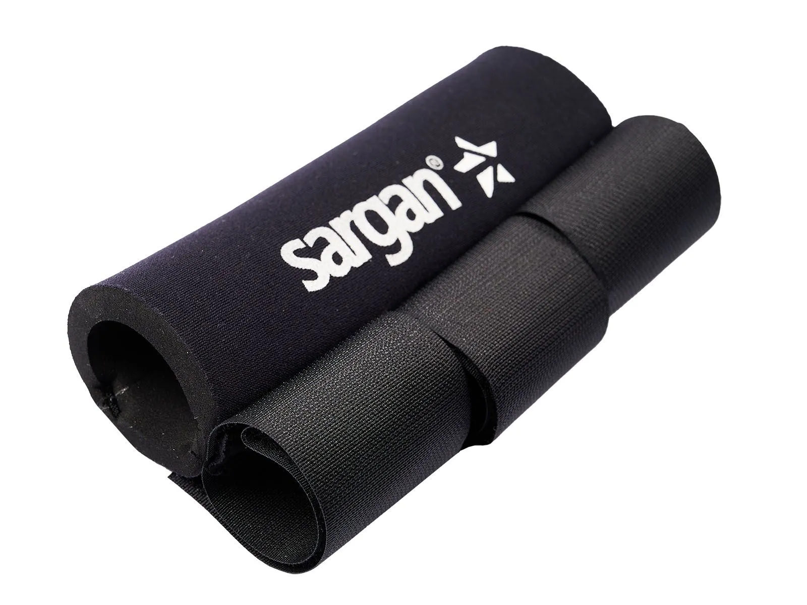 Держатель фонаря, черный неопрен 7мм, 15см, на липучке велкро SARGAN