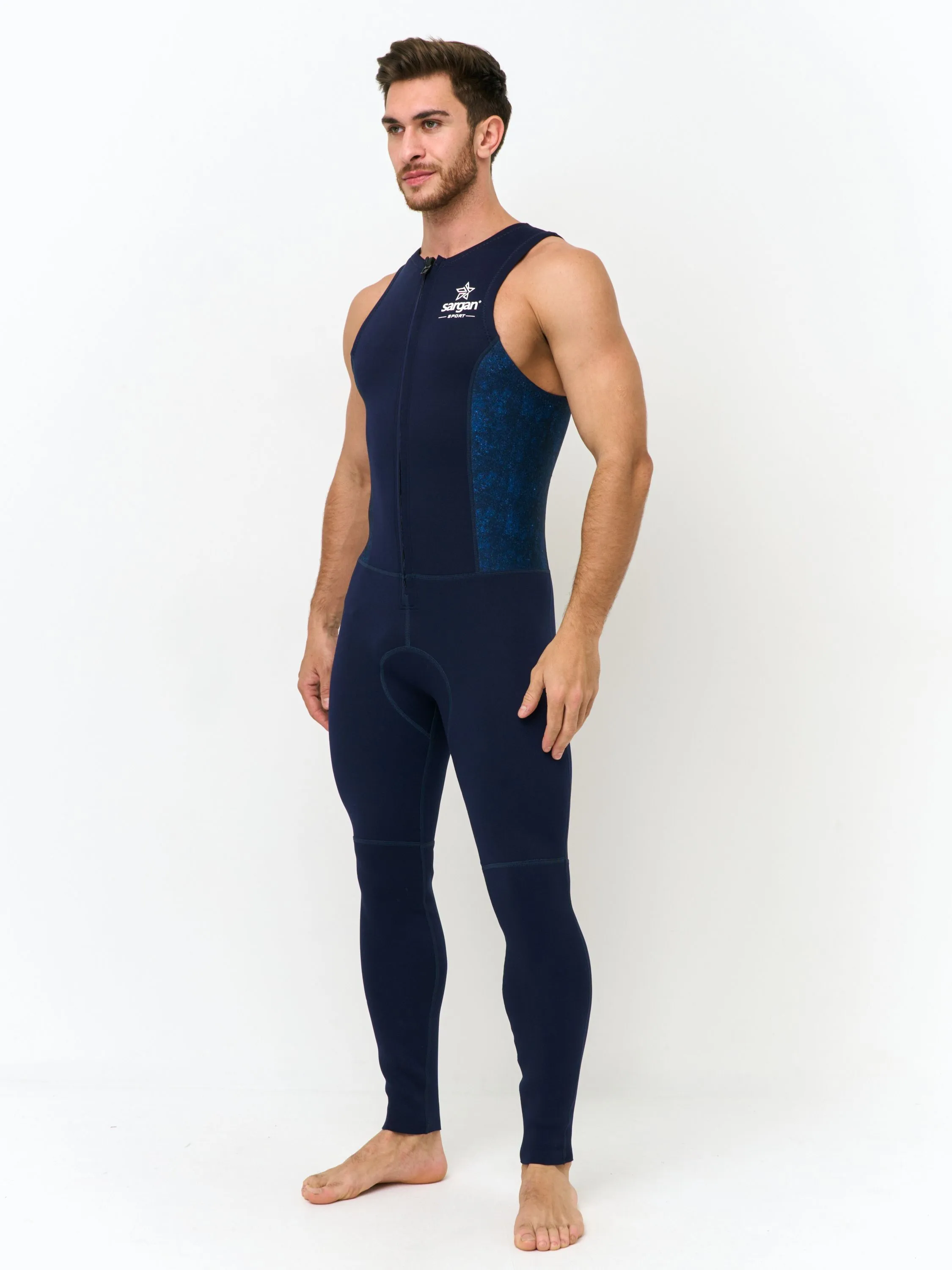 Гидрокомбинезон SARGAN Sport  1100/BL, неопрен 2мм, молния, синий