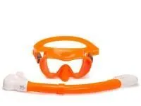 Комплект Сарган Агидель оранжевый-оранжево-белый (маска+трубка)