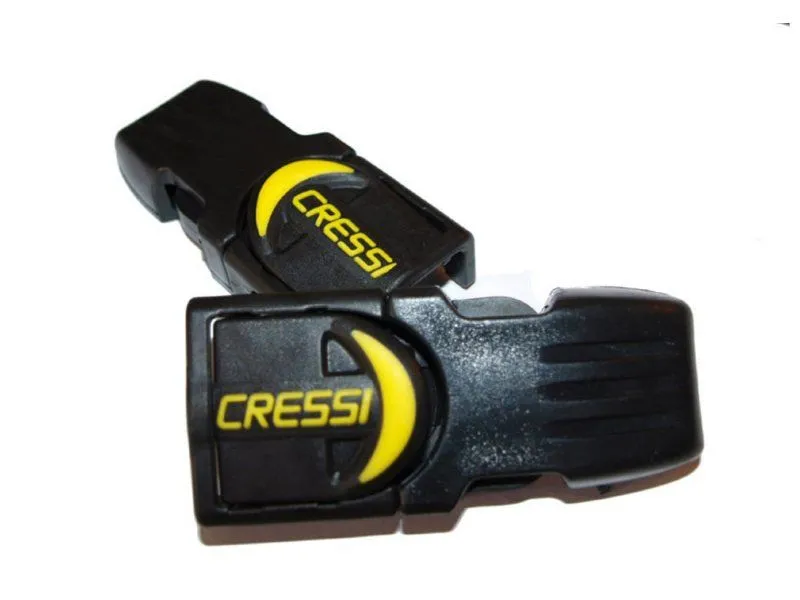 Пряжки cressi пластиковые для ласт frog, pro light, master frog (пара)