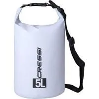 Гермомешок CRESSI с лямкой DRY BAG  белый 5  литров, Cressi